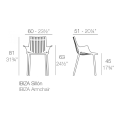 Стілець Ibiza Armchair Black3